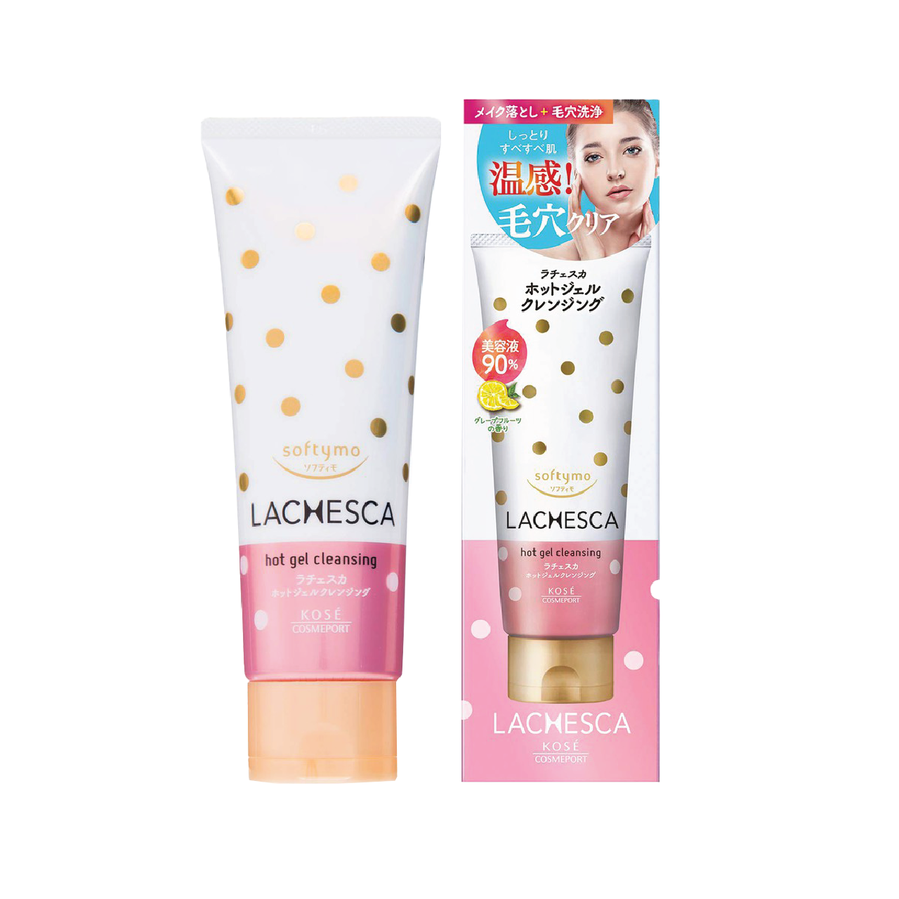 Gel Tẩy Trang Nóng Làm Sạch Và Dưỡng Ẩm Da Kose Softymo Lachesca Hot Gel Cleansing (200G)