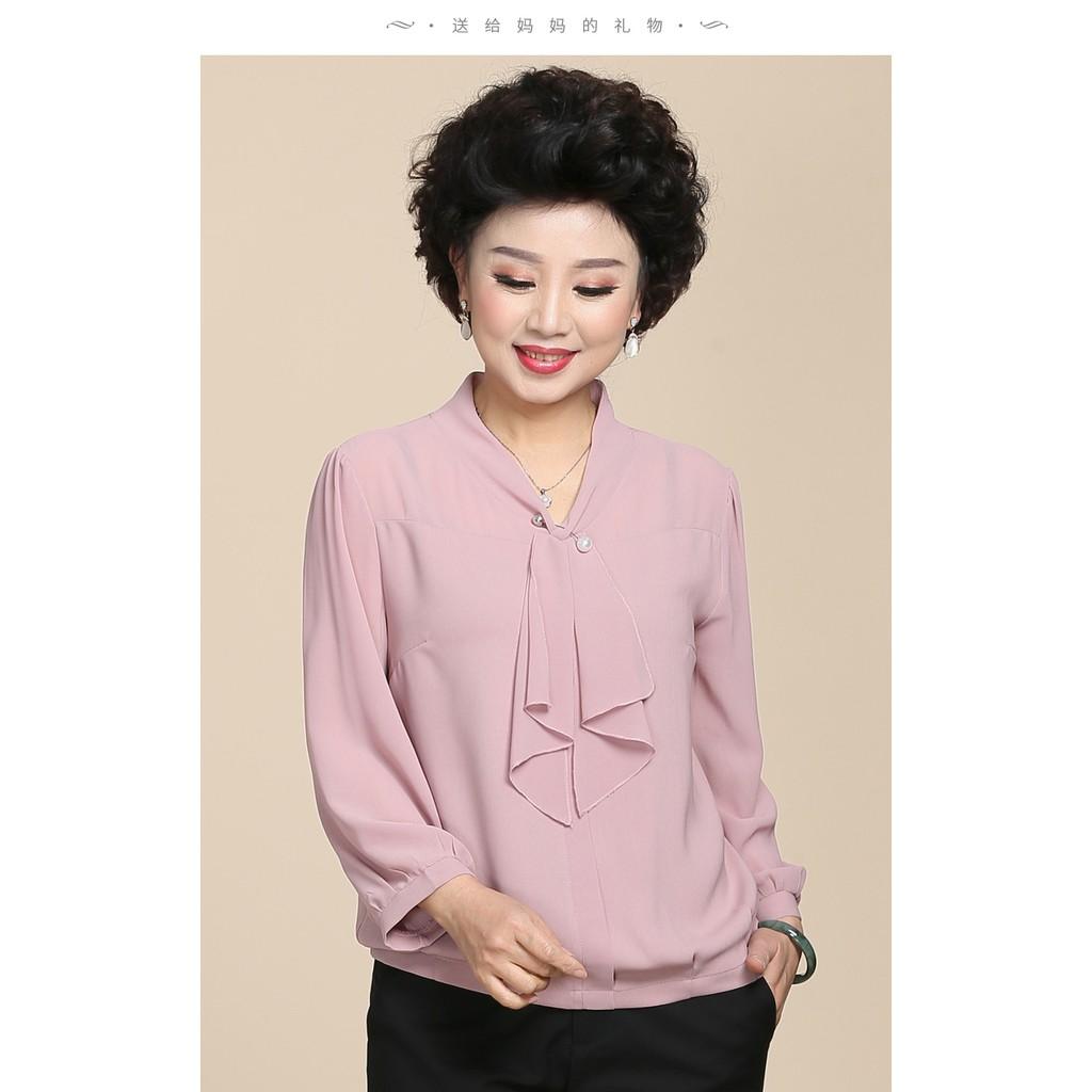 áo kiểu trung niên cao cấp size s-6xl (45-90kg) LL04-0420