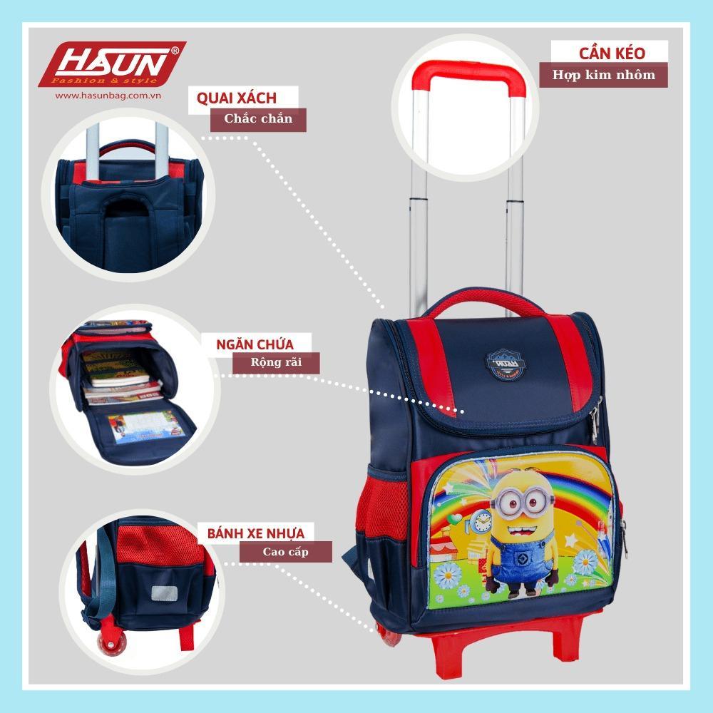 Ba Lô Cần Kéo Học Sinh - Hasun 905CKN - Khủng Long 4