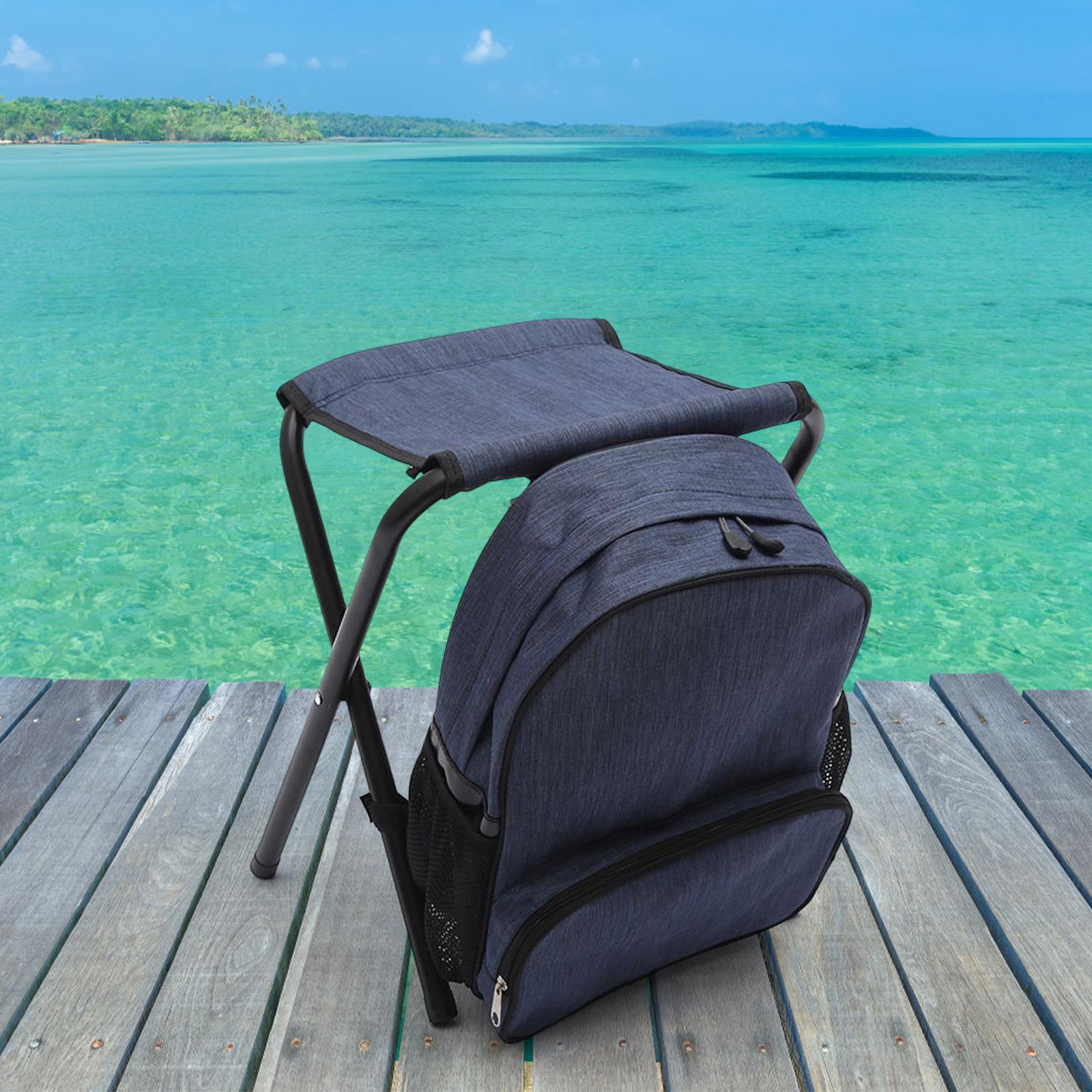 Fishing Seat Chair Portable Folding Stool with Bag for Fishing Hiking