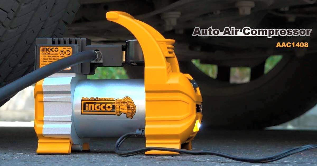 MÁY KIỂM TRA HƠI LỐP XE Ô TÔ 140 PSI INGCO AAC1408 - HÀNG CHÍNH HÃNG