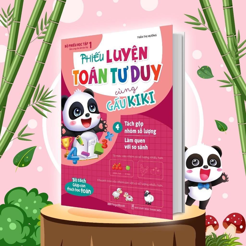 Sách - Bộ Phiếu Học Tập Cùng Gấu Kiki - Combo 9 Cuốn - Megabook