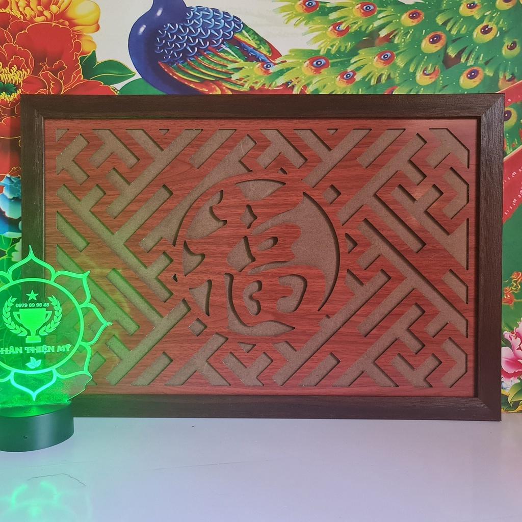 Tấm chống ám khói bàn thờ Chữ Phúc Hán