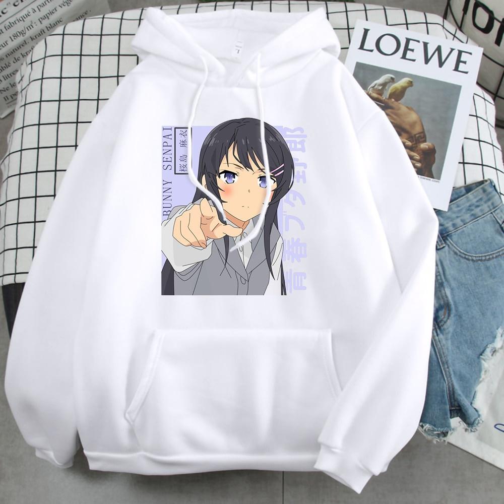 Áo Hoodie Họa Tiết Anime Sakurajima Mai độc chất | SANS STORE