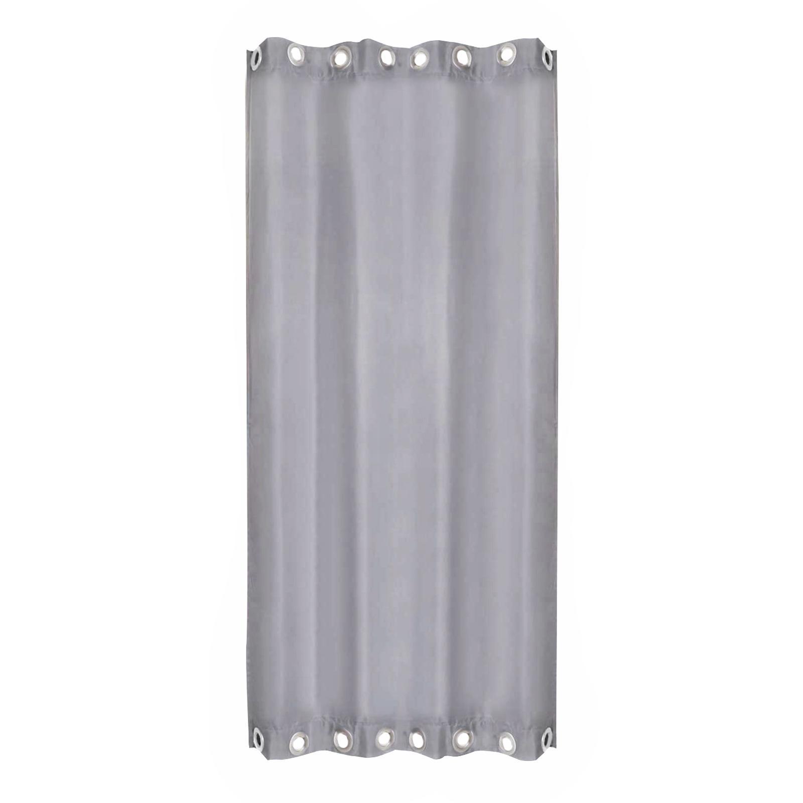 Grommets  and Bottom Outdoor Waterproof Curtain W54 x H84 in