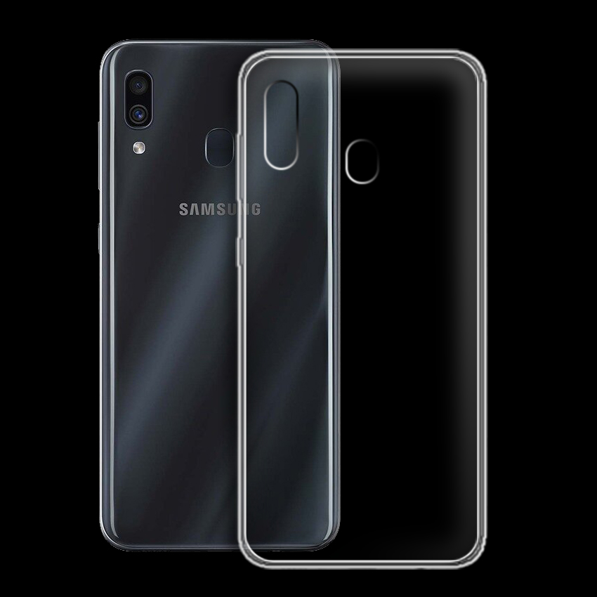 Ốp Điện Thoại Samsung Galaxy A30 - 01083 - Ốp dẻo trong - Hàng Chính Hãng