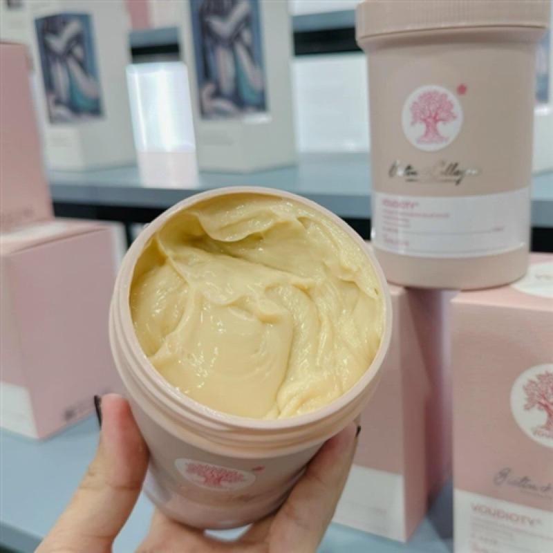 Bộ Dầu Gội Xả Biotin Collagen Essence Voudioty Hồng Phục hồi Giảm Rụng Tóc New 500mlx2