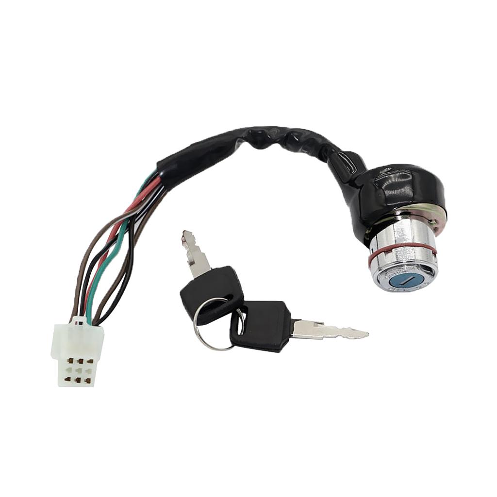 6-Wire Ignition Key Switch 150CC 200CC 250CC  Quad Dirt Bike ATV Buggy