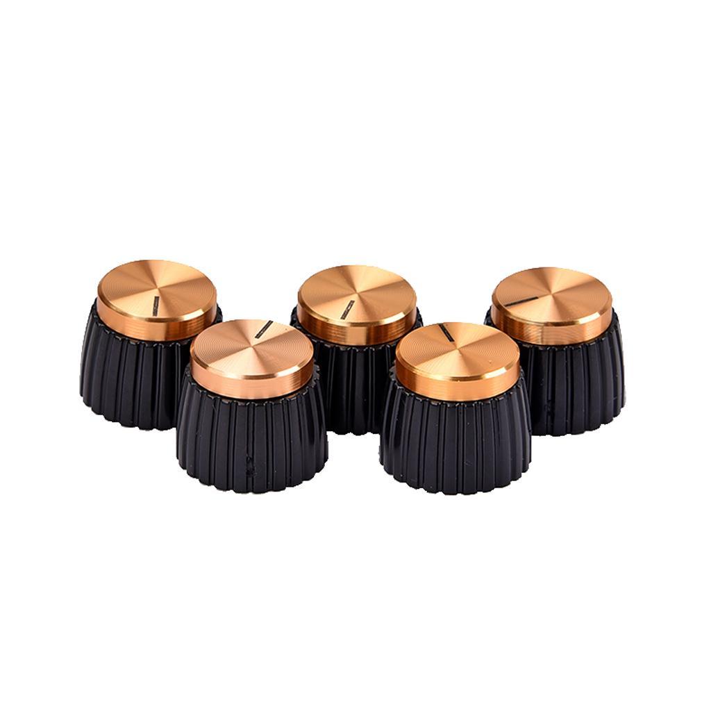 5x Guitar AMP Amplifier Knobs for  Amplifier Replacement Parts