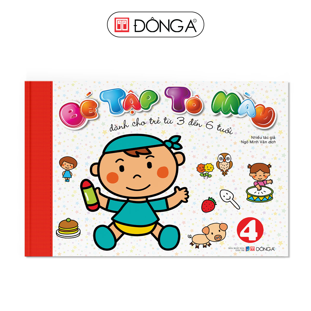 Bé tập tô màu - Dành cho trẻ 3-6 tuổi