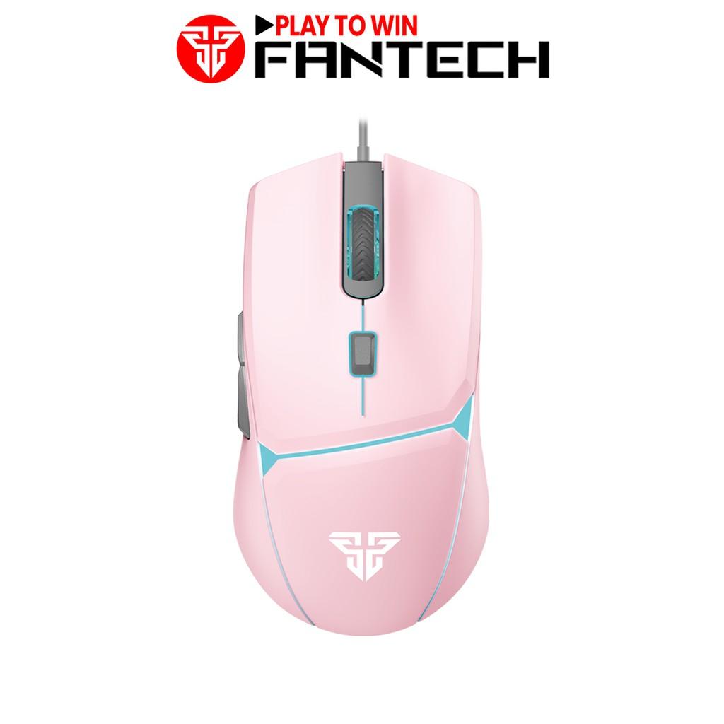 Chuột Macro Gaming Fantech VX7 Crypto Màu đen trắng 6D RGB. DPI 200 đến 8000 - Hãng phân phối chính thức