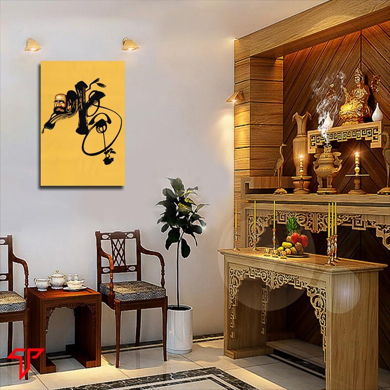 Tranh Thư Pháp Treo tường, tranh thiền châm ngôn sống