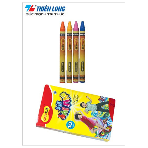 Bộ 2 Sáp 10 Màu Thiên Long CR-C07