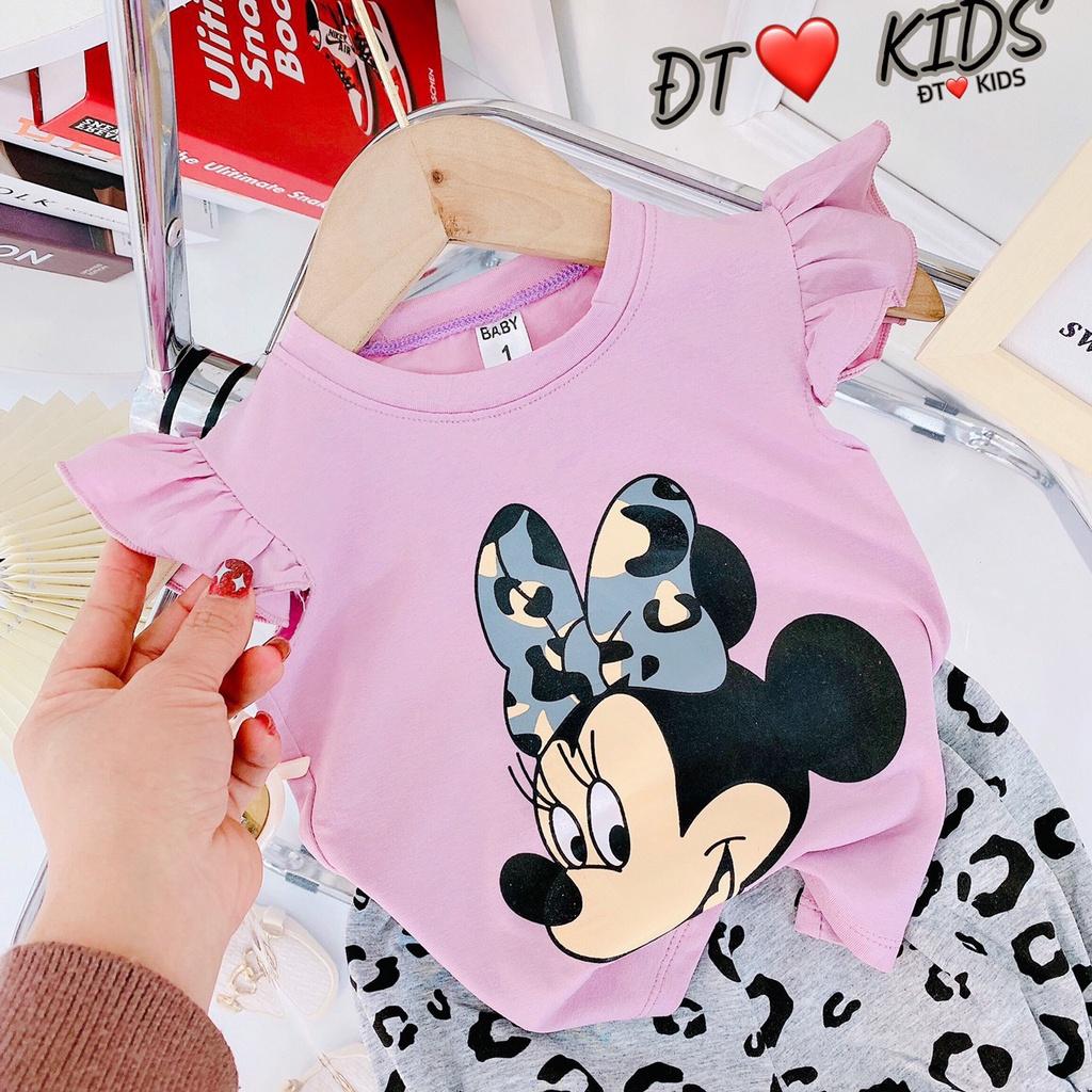Bộ cộc tay mickey dễ thương cho bé gái