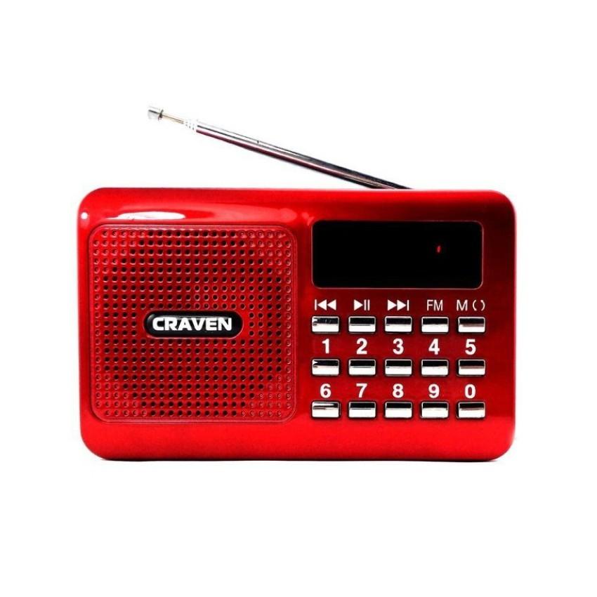 Loa usb, thẻ nhớ, FM CRAVEN CR-16 - hàng chính hãng