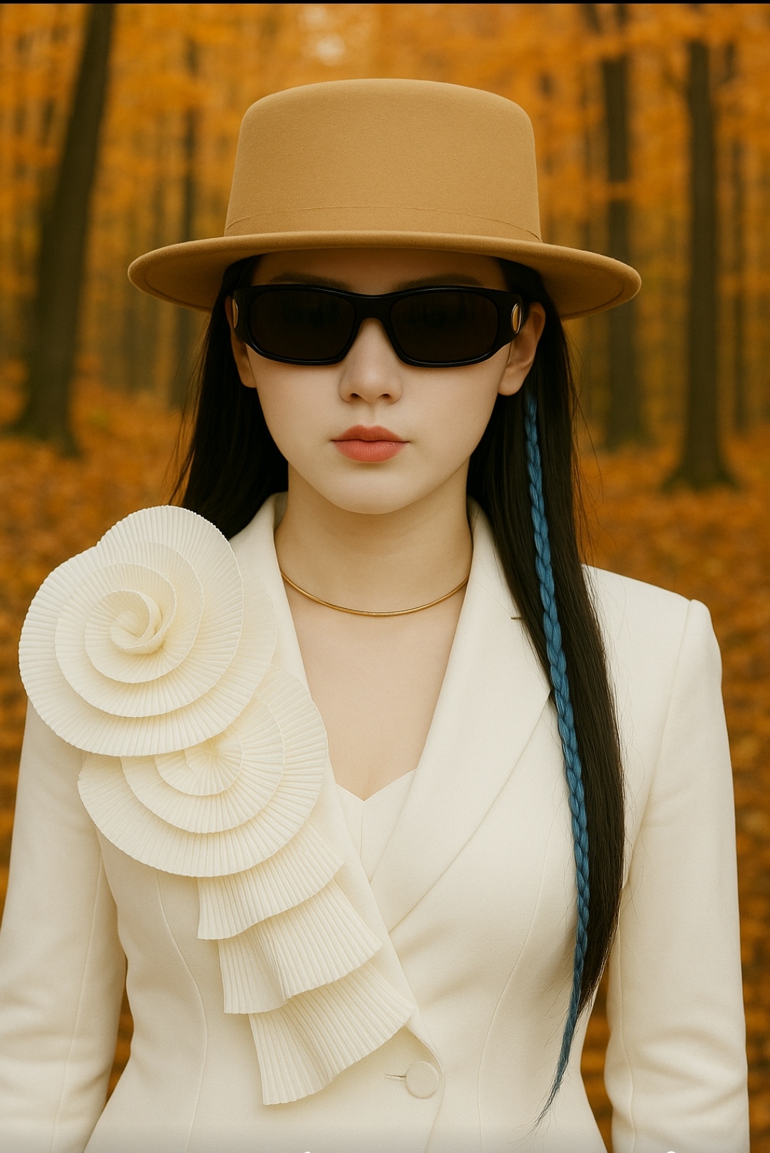 Nón mũ nam nữ phớt cao bồi vành bằng dona25100901