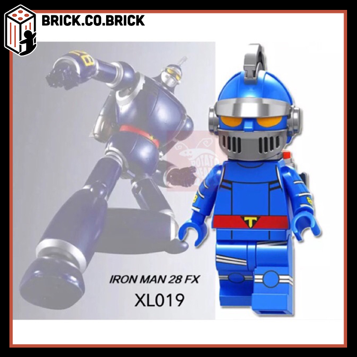 Mô hình Đồ chơi Lắp ráp minifig Nhân vật Robot Áo Giáp và Gươm Anime Nhật Bản XL019 XL020 KF750