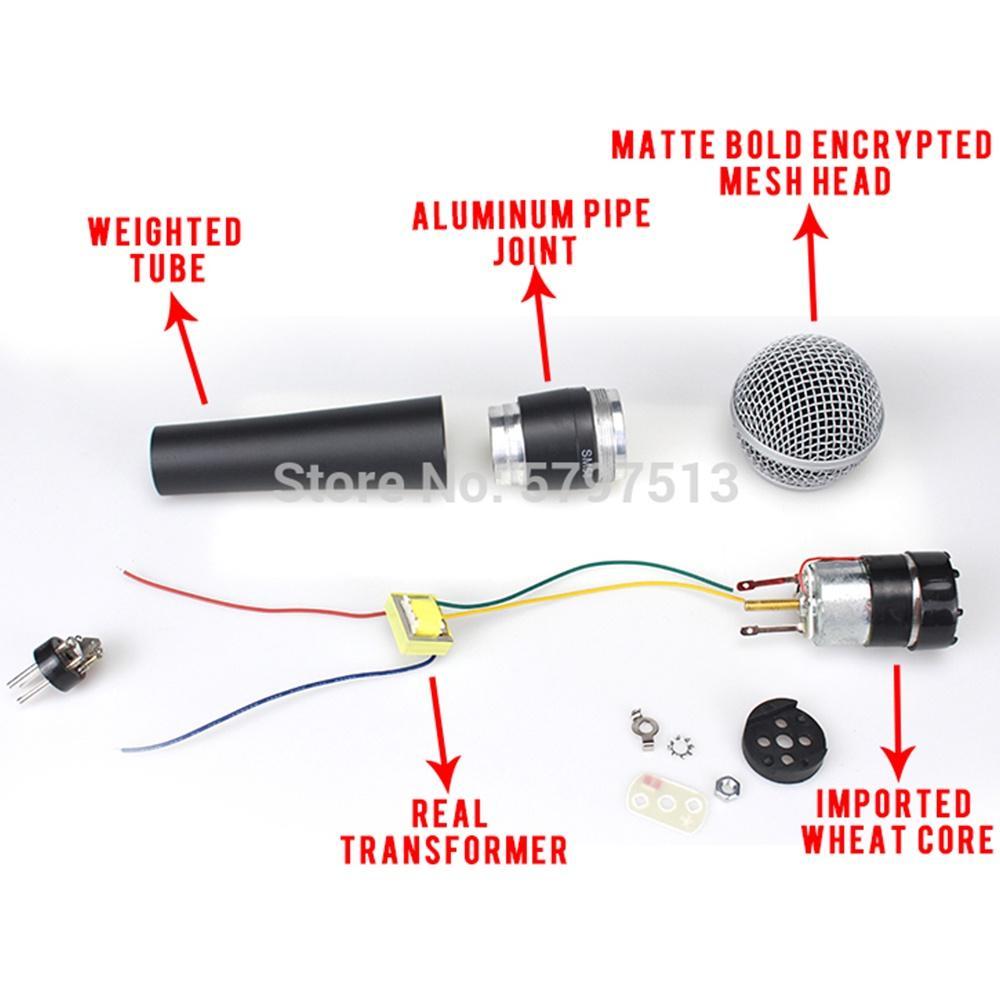 Micro Có Dây Shure SM58 Dùng Để Chơi Game karaoke KTV