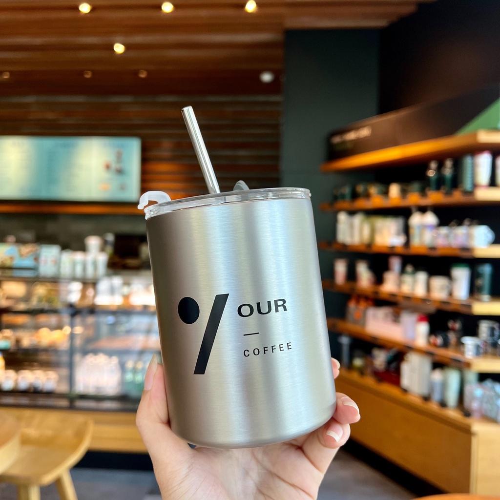 Cốc giữ nhiệt Coffee hot hit 350ml