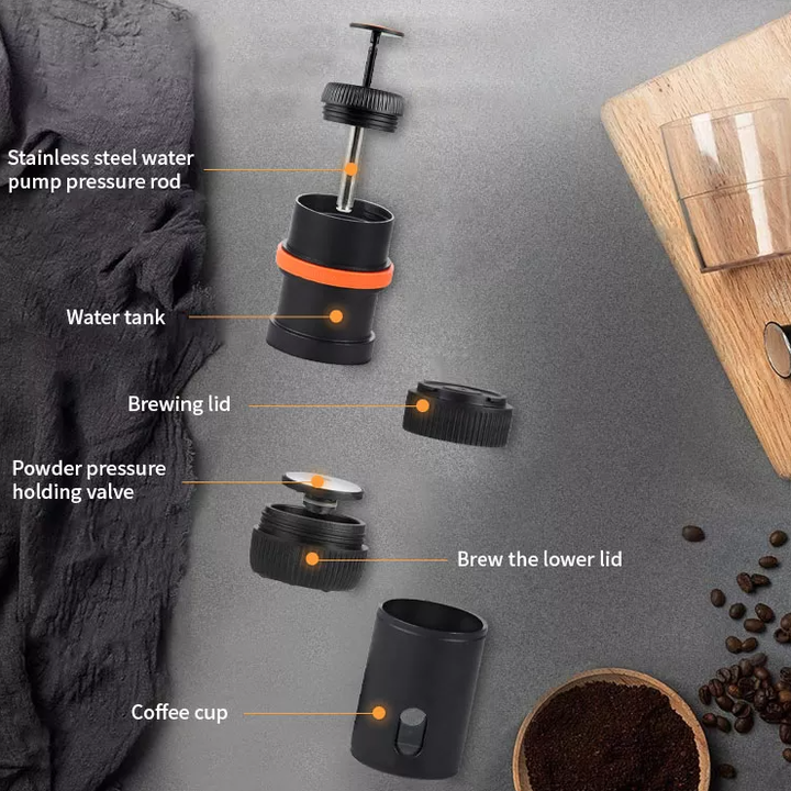 Máy pha cà phê Mini Espresso cầm tay 2 trong 1 EF-2-8