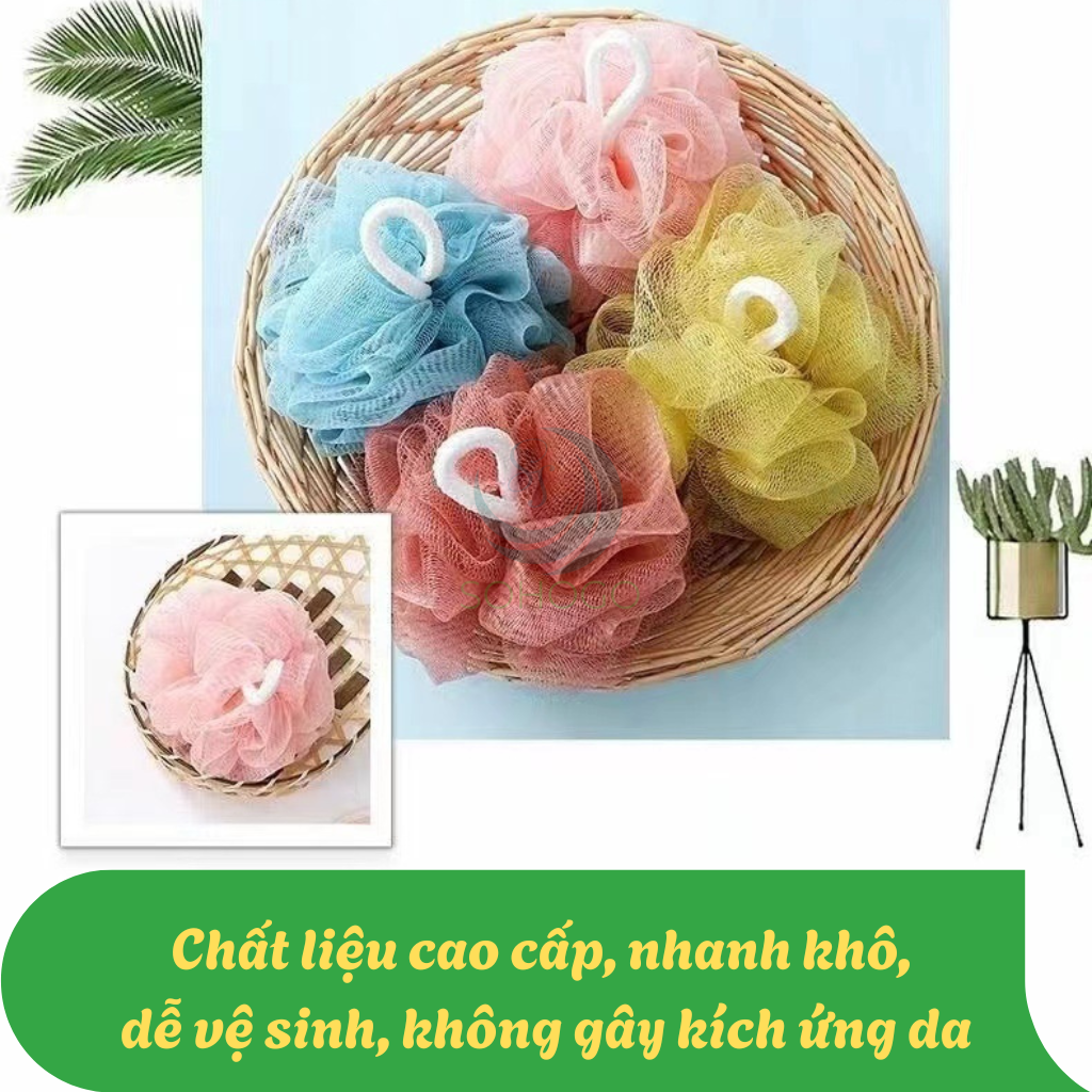 Bộ Dụng Cụ Tắm Tẩy Tế Bào Chết 3 Món – Sạch Sâu, Da Mịn Màng Set tắm tẩy da chết 3 món tiện lợi Combo găng tay – dây cọ lưng – bông tắm tạo bọt