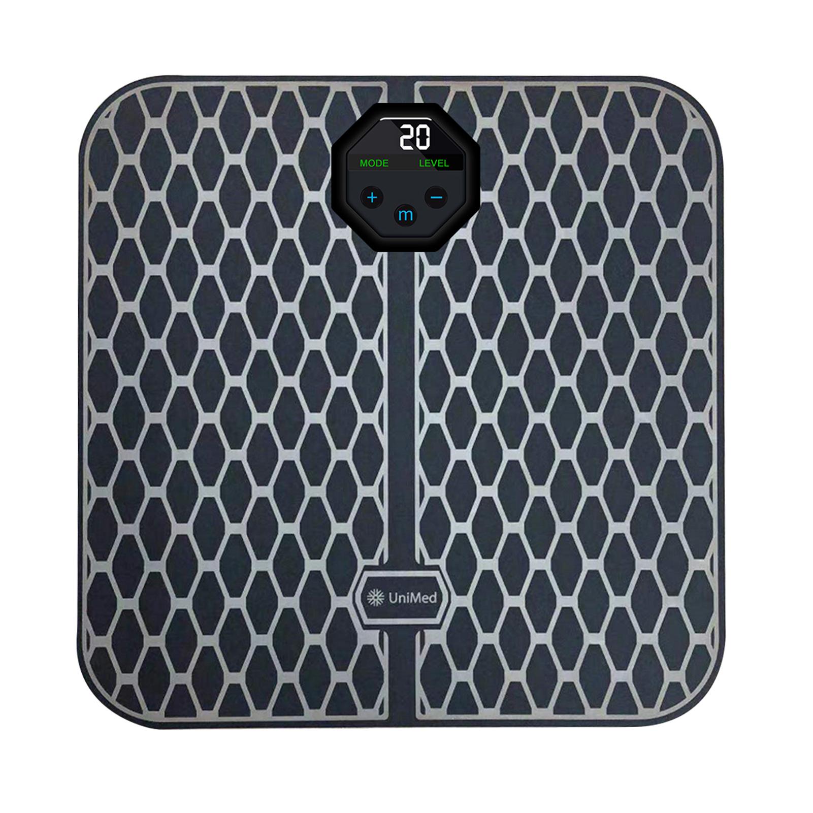 Electric Foot Massager Mat Portable Foldable Foot Massage Pad 10 Modes 20 Levels Intensity with LCD Screen