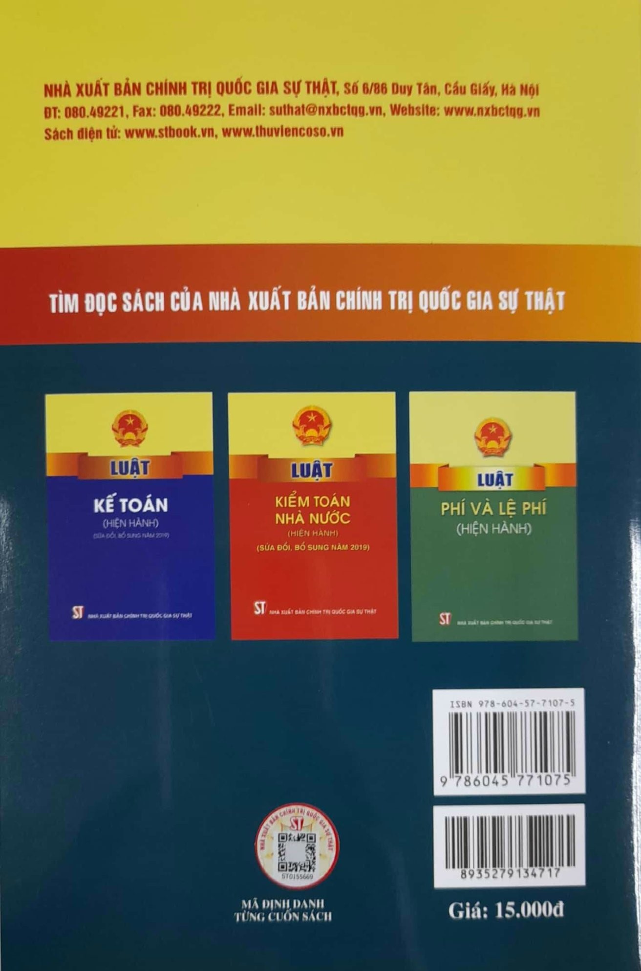 Luật Thu Nhập Cá Nhân (Hiện hành) (Sửa đổi, bổ sung năm 2012,2014,2020)