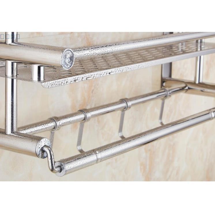 Kệ để đồ nhà tắm inox - Kệ để đồ nhà tắm inox treo tường 40cm