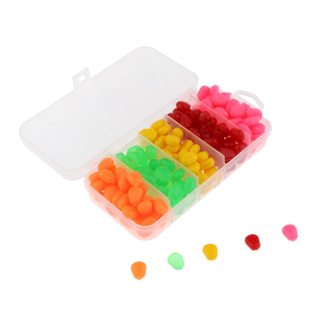 200Pcs Artificial Corn Fishing Simulation Fake Soft Baits for Trout