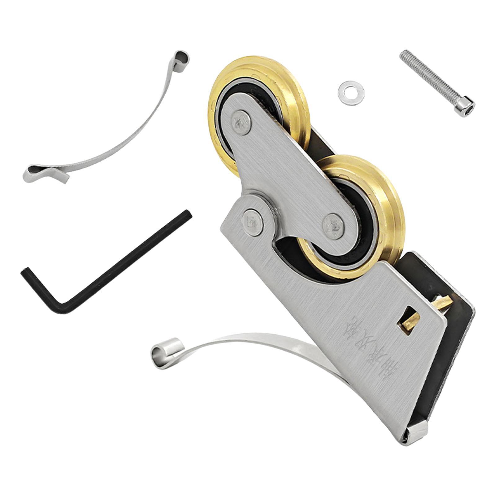 Sliding Door Window Pulley Double Wheel Smooth Double Wheel Pulley for Closet Cabinet