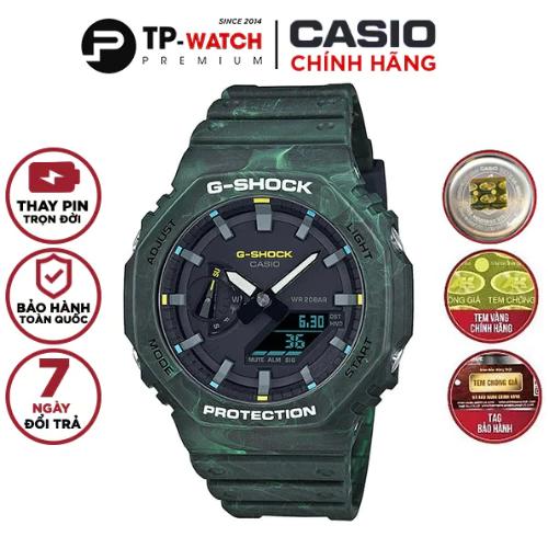 Đồng Hồ Nam Dây Nhựa Casio G-Shock GA-2100FR-3ADR Chính Hãng - GA-2100FR-3A