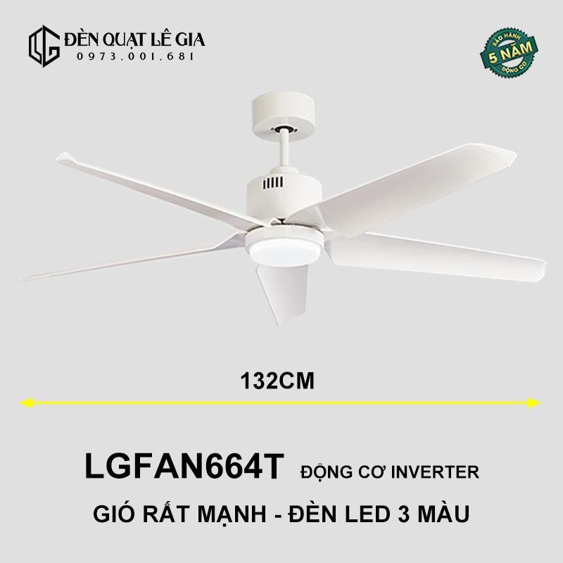 Quạt Trần Hiện Đại LGFAN664G | Quạt Trần Chung Cư