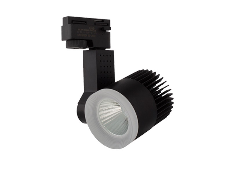 Đèn led rọi ray Mini cao cấp 12w - ĐEN - Vàng