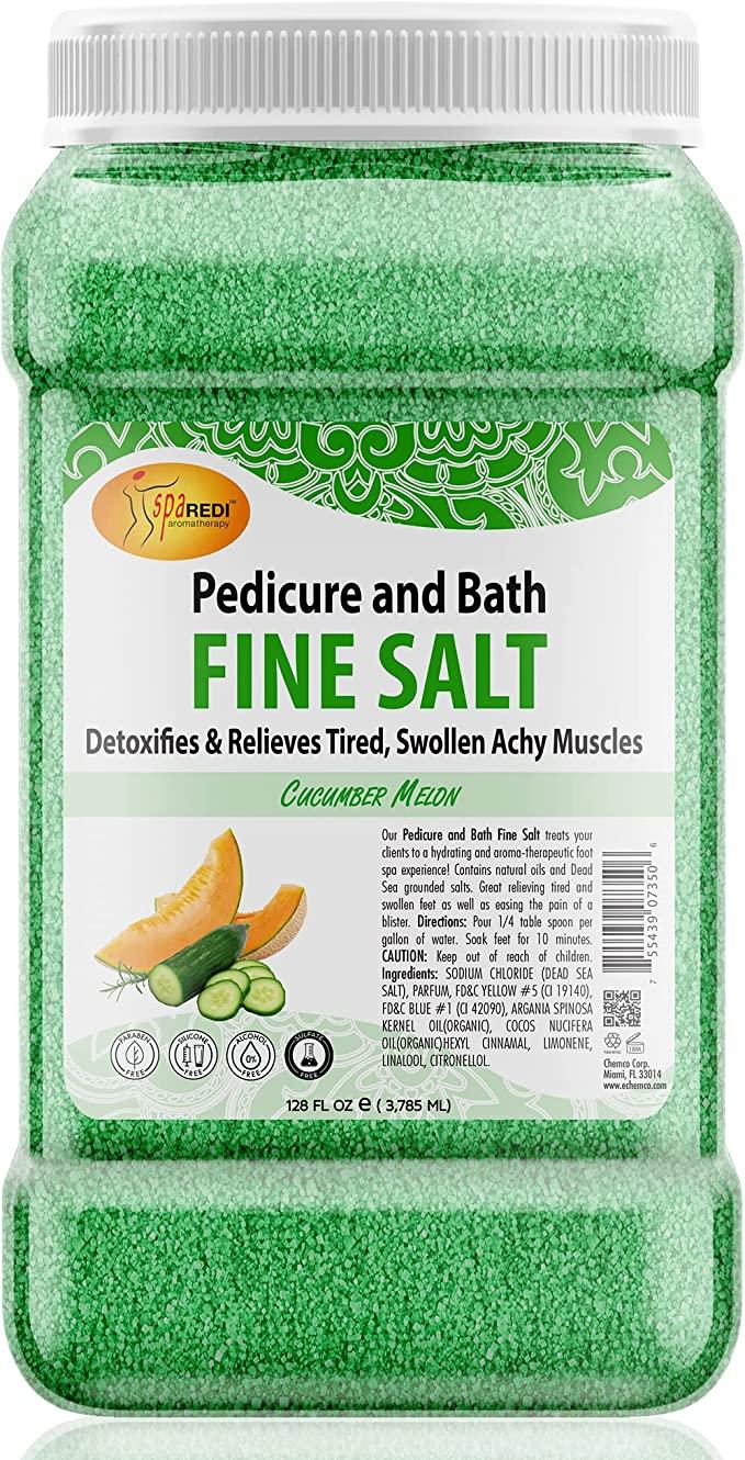 Muối tắm Pedi Bath Fine Salt mùi Dưa 3785 ml