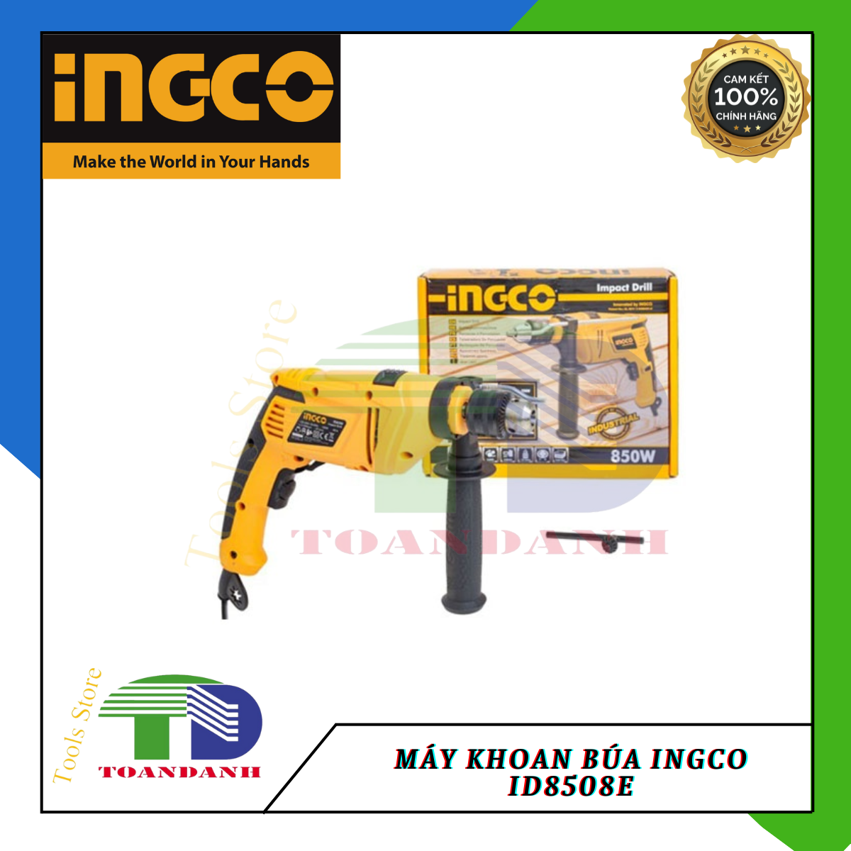 MÁY KHOAN BÚA INGCO ID8508E