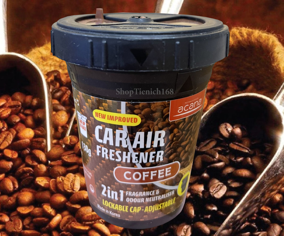 Sáp thơm ôtô Acana Chông say xe Hương Dứa Hương caffe