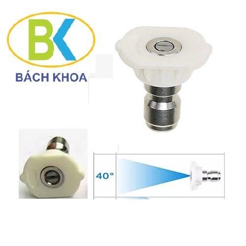 Đầu béc các góc gắn sung xịt rửa của máy rửa xe áp lực cao - khớp nối nhanh 1/4 inch