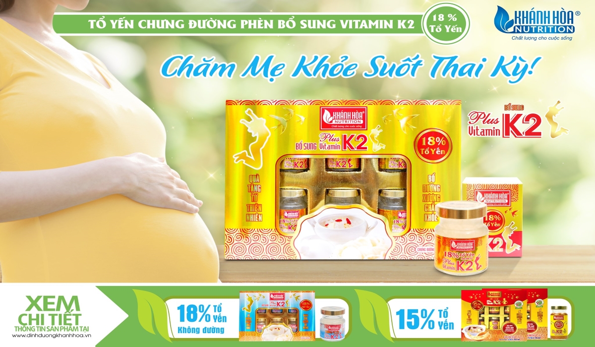 Tổ Yến 18% Chưng Đường Phèn Bổ Sung Vitamin K2 Khánh Hòa Nutrition – Lọ 70ml