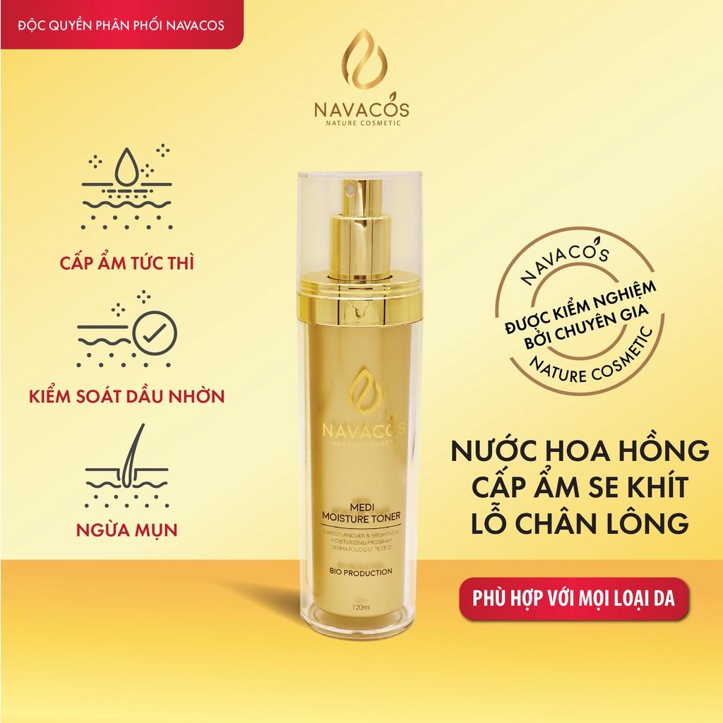 (Chính hãng) Combo bộ 3 sản phẩm dưỡng ẩm ngăn ngừa lão hóa Navacos dành cho da khô