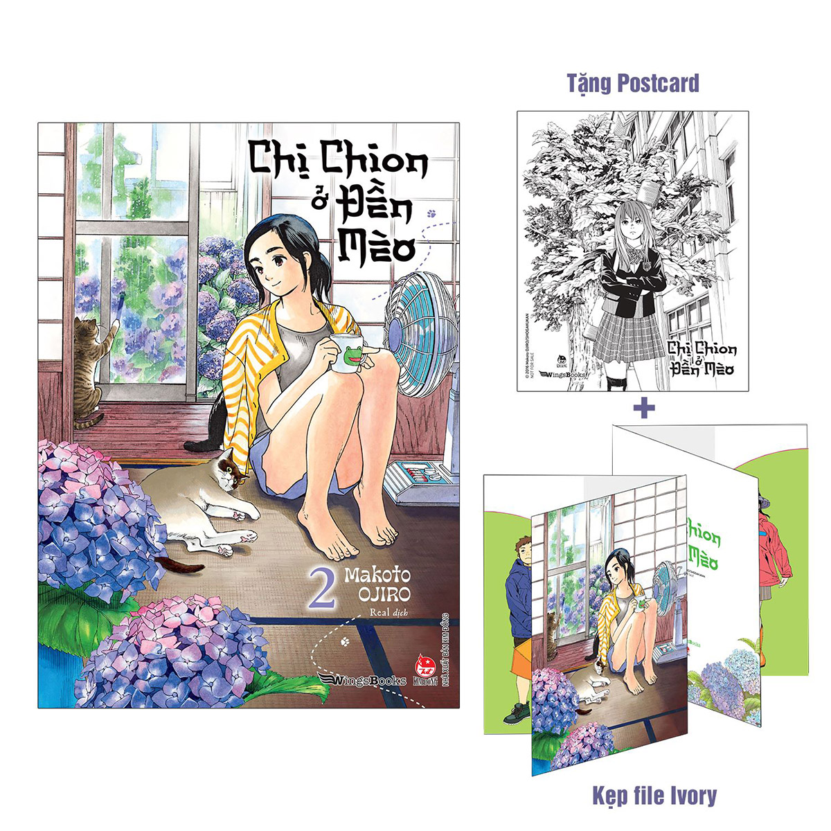 Chị Chion Ở Đền Mèo – Tập 2 [Tặng Kẹp File Ivory + Postcard]