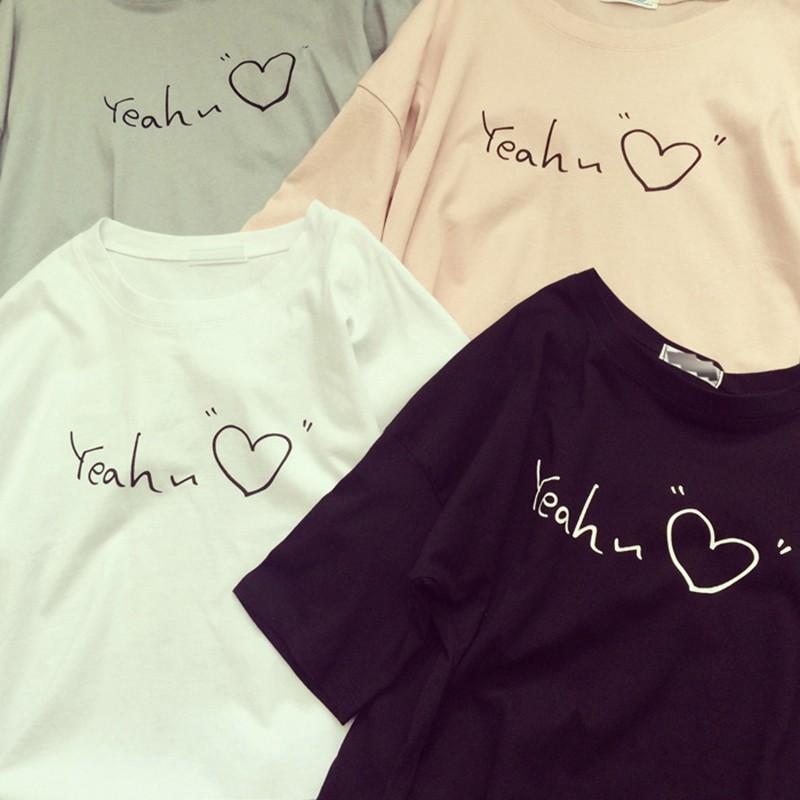 Áo thun nữ ngắn tay kiểu Hàn Quốc