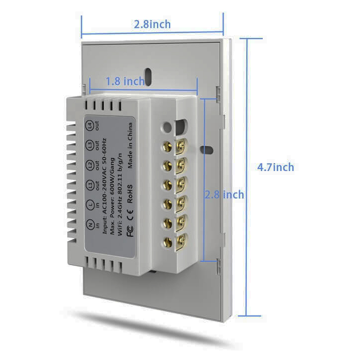 Công Tắc cảm ứngng thông minh US Đèn-Quạt Trần GIGASUN GS FL01