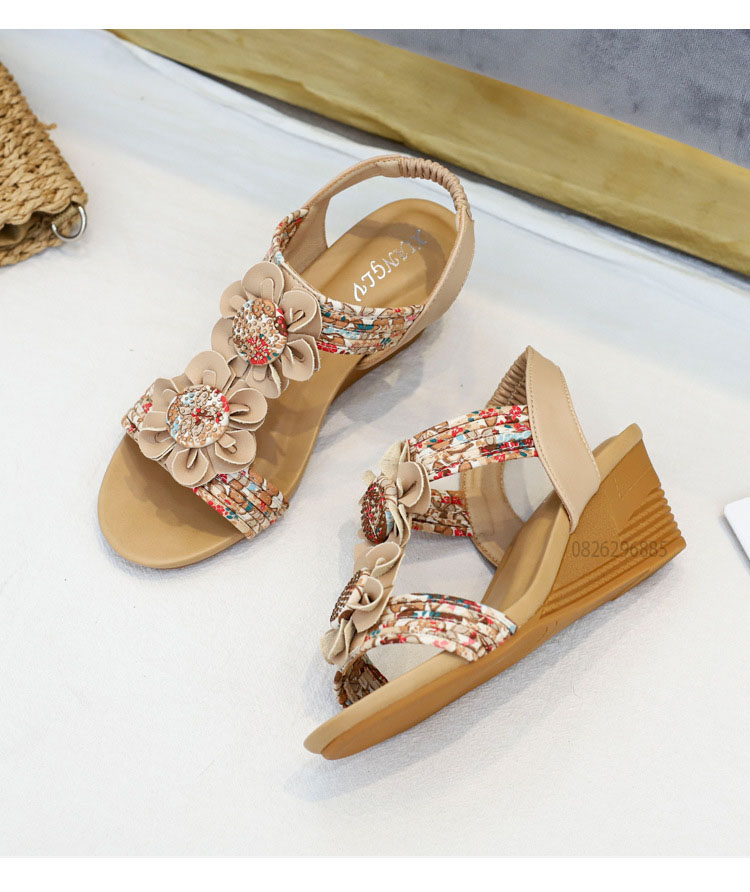 Giày quai ngang nữ giày sandals nữ dép quai hậu nữ cao 5 cm - 320-324