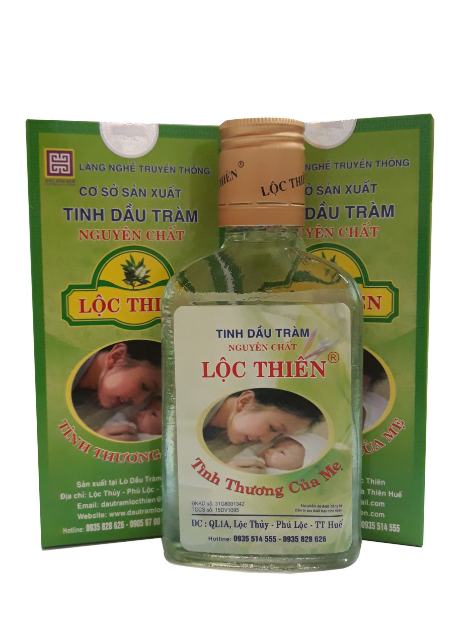 Combo 4 Lọ Dầu Tràm Lộc Thiên nguyên chất 100ml mã 212