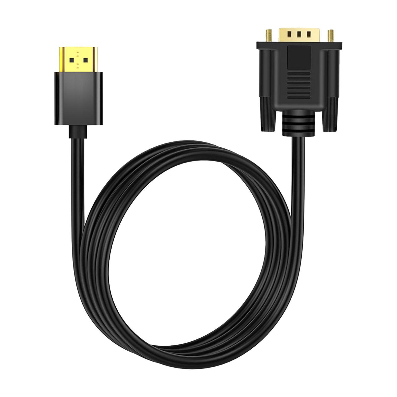 To VGA Cable Male to Male uni directional for Laptop PC Monitor