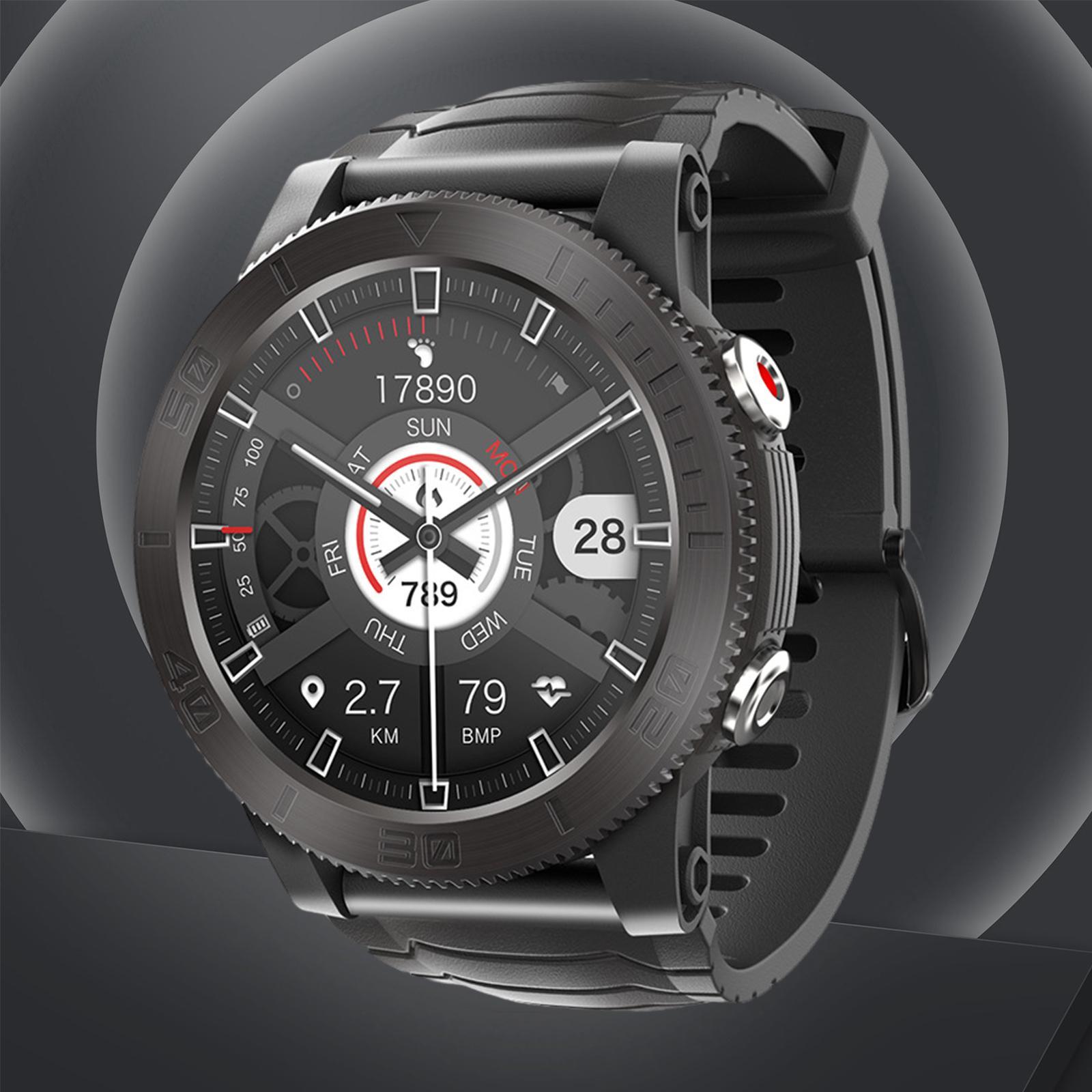 Smart Watch Compass 1.32inch Screen Waterproof Smartwatch for Outdoor