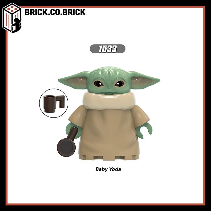 Đồ chơi Xếp hình Nhân vật Baby Yoda minifig Chiến tranh giữa các vì sao Star Wars X1533 KT1039 - XP-300