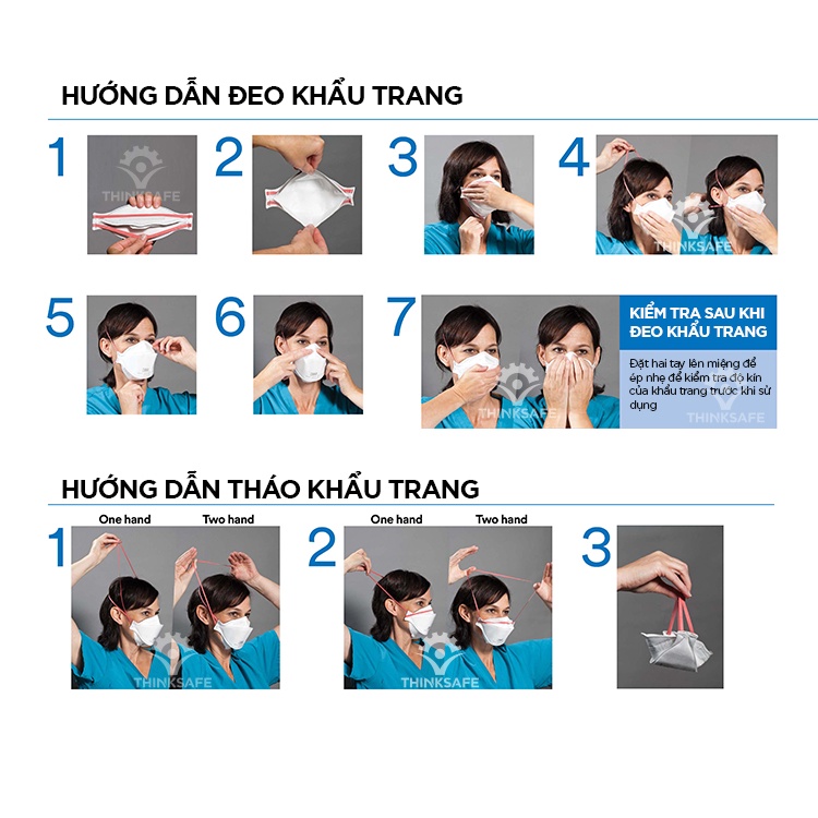 Khẩu trang 3M chính hãng, tiêu chuẩn N95 FDA, 3M 1870 Dây đeo qua đầu, đẹp, vải kháng khuẩn, màu trắng 4d, dùng cho y tế