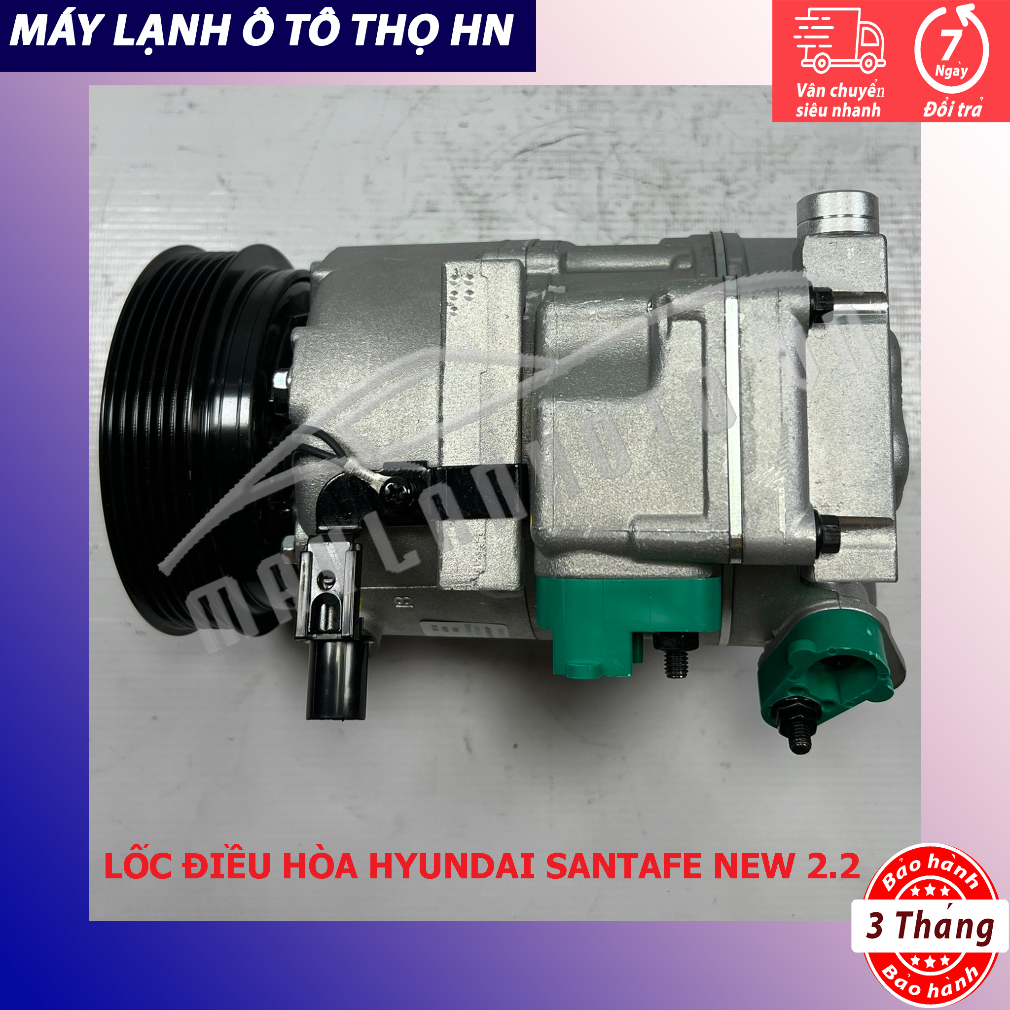 Lốc điều hòa  Hyundai Santafe 2006 2007 2008 2009 2010  hàng Hàn Quốc 06 07 08 09 10 97701-2B101