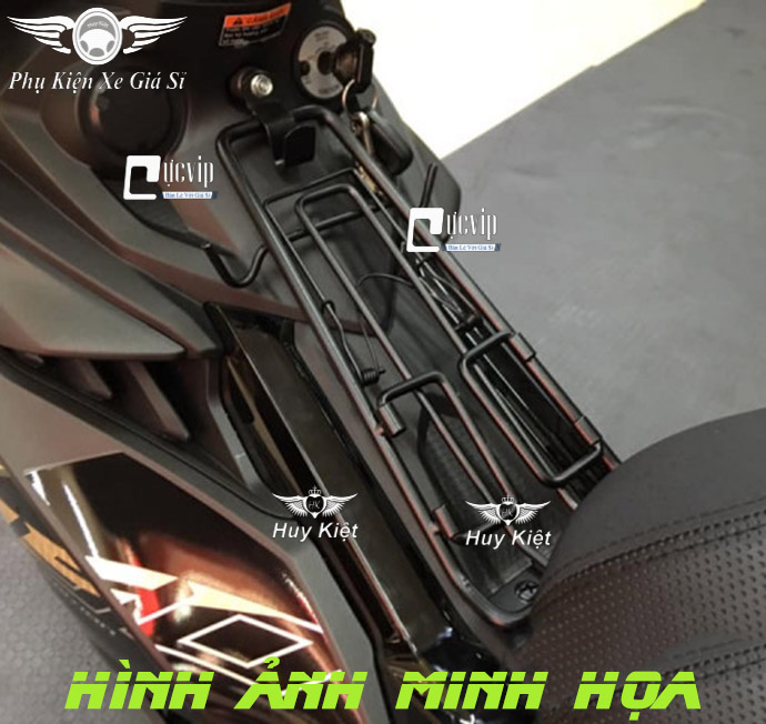 Baga Giữa Exciter 150 Đời 2015 - 2020 Sơn Tỉnh Điện Đen 10Ly Loại Dày Cao Cấp H-MS4648